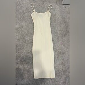 Missguided petite cream maxi dress